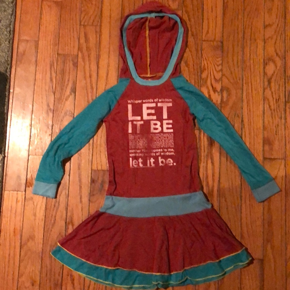 Girls Beatles dress with hoodie